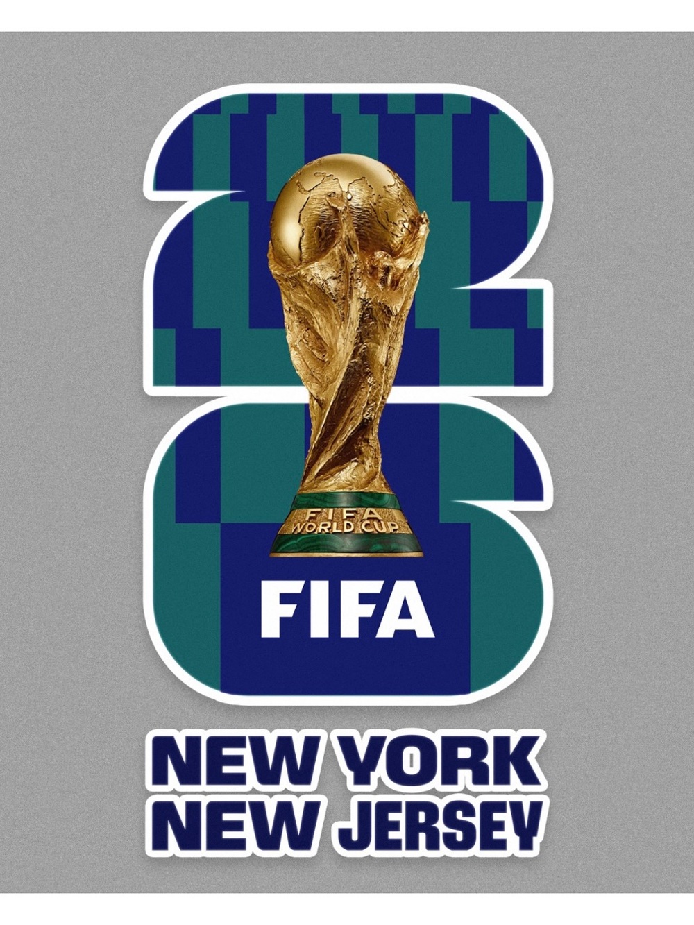 World Cup 2026 New York New Jersey Beach Towel - Blue/Teal